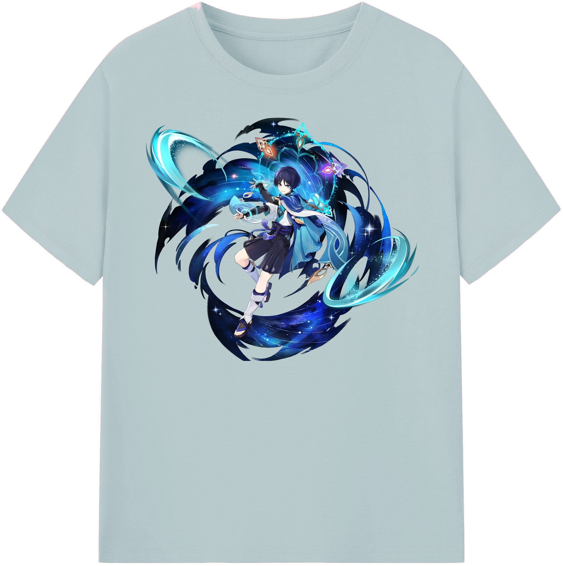 げんし神 さんペい genshin Sanpei 綿100％半袖Tシャツ（フロントプリント）